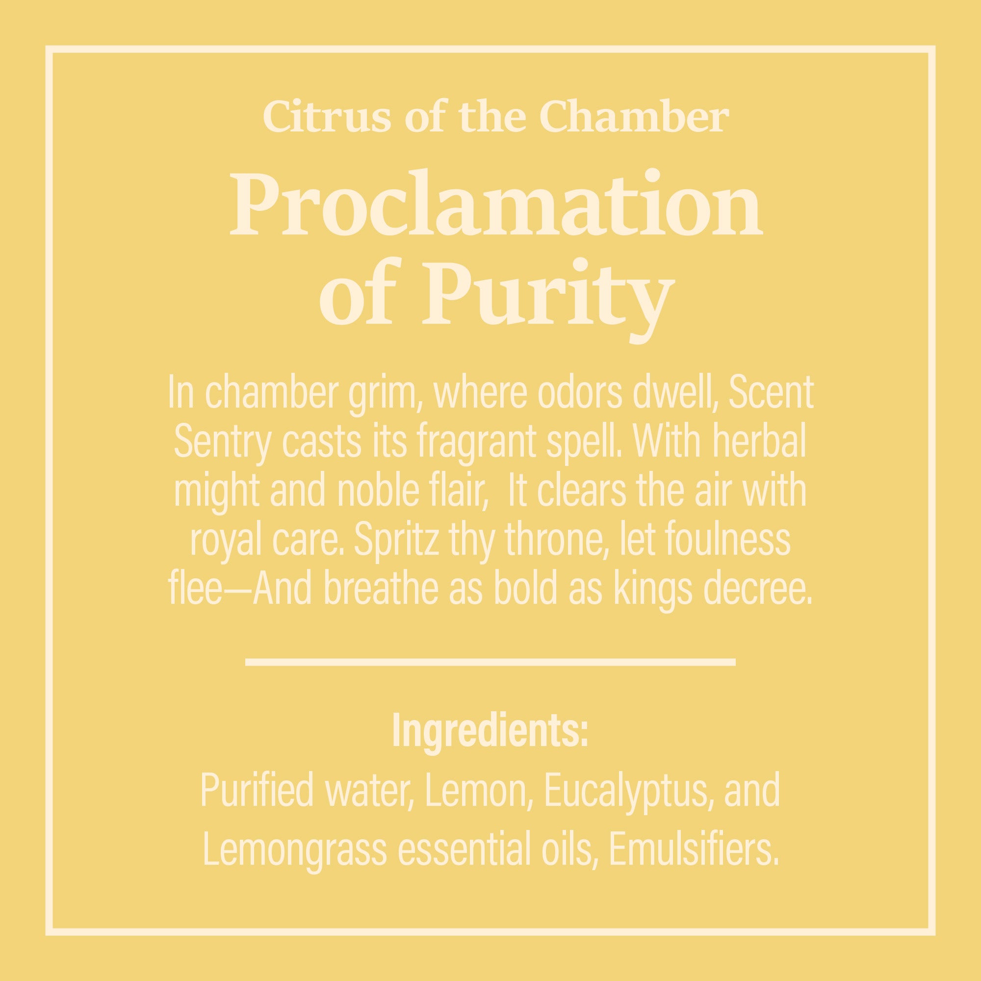 Citrus of the Chamber